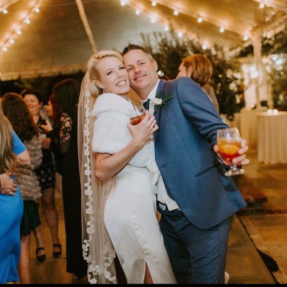 Size 2, worn once for reception. - Picture 2 of 4